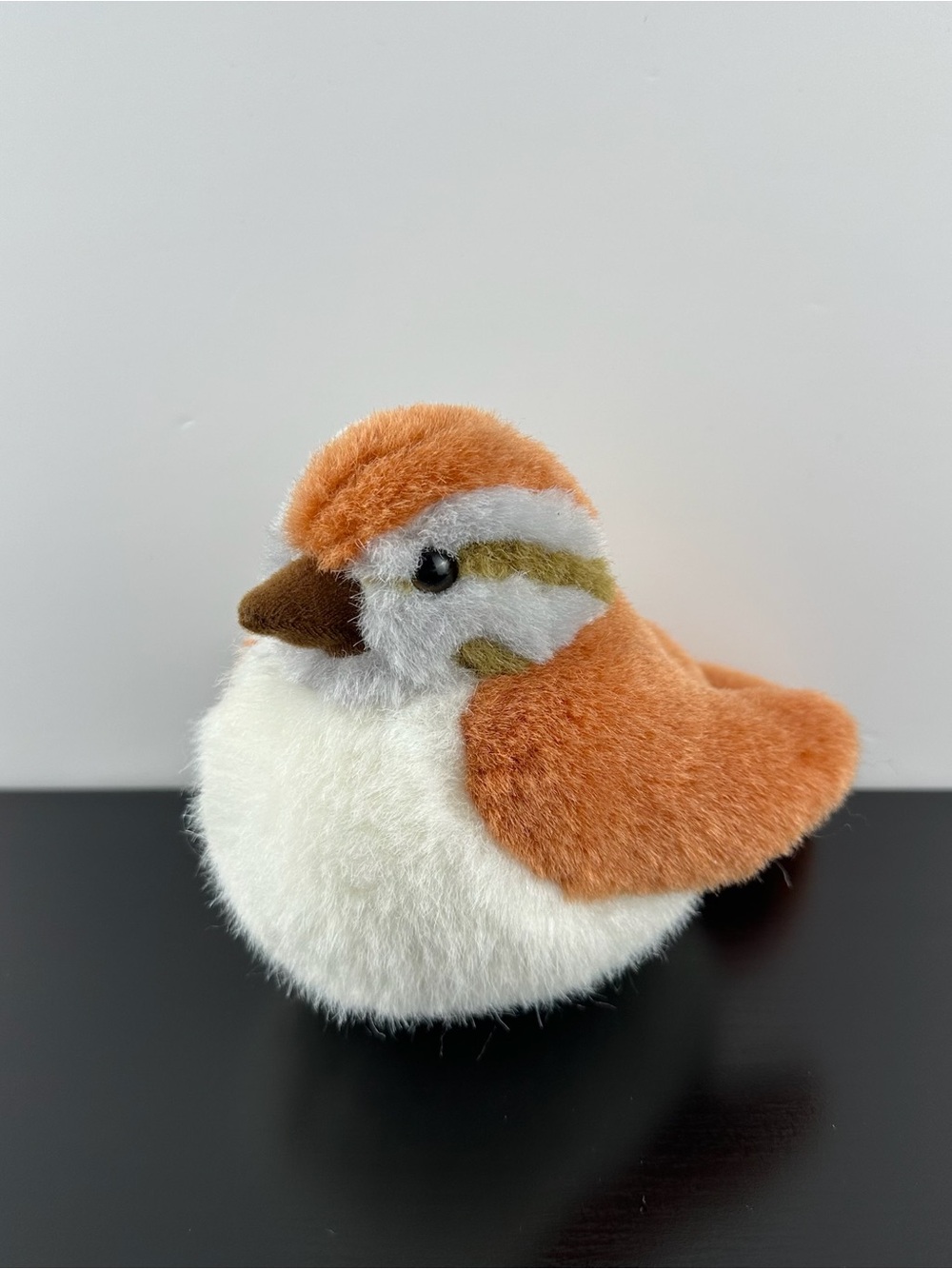 Wild Republic RARE K&M Audubon Swamp Sparrow Bird 6” Plush 2001 Sound Works!